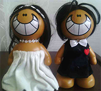 فروش عروسک عروس و داماد برای سفره عقد